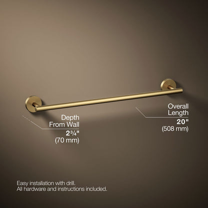 KOHLER K-27286 Elate 18" towel bar