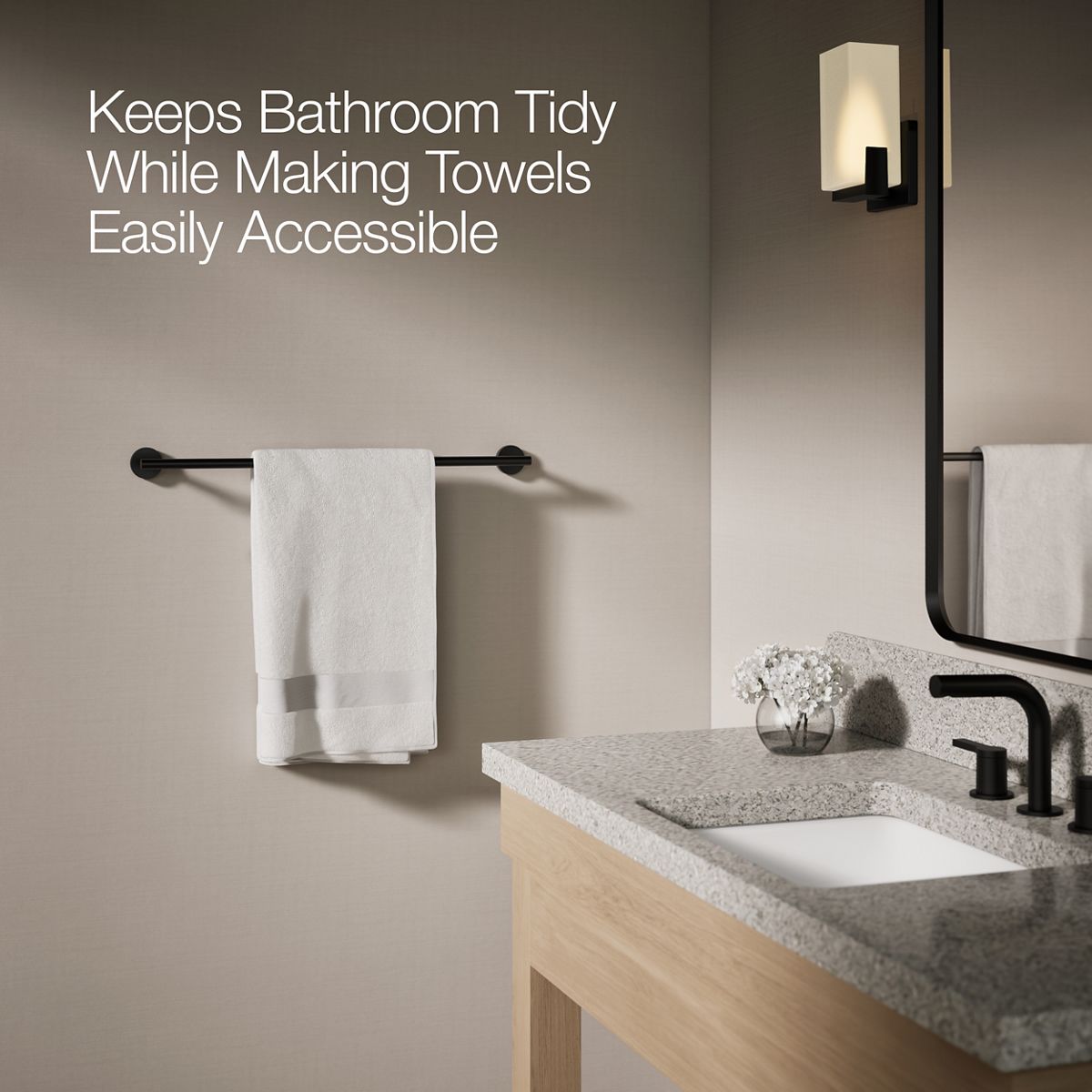 KOHLER K-27287 Elate 24" towel bar