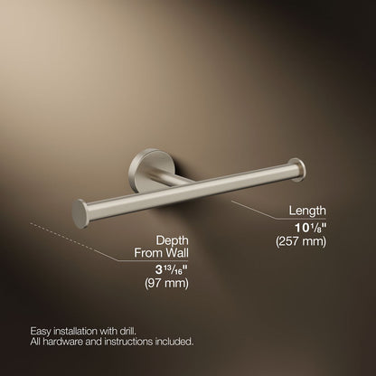 KOHLER K-27289 Elate Double toilet paper holder