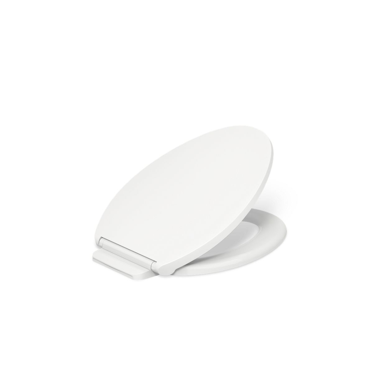 KOHLER K-27331 Glissade ReadyLatch Quiet-Close elongated toilet seat, white - view 5
