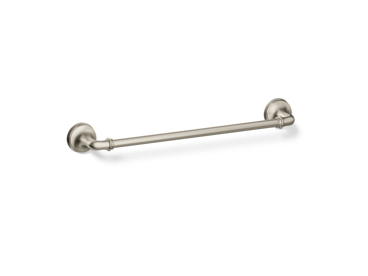 KOHLER K-27383 Bellera 18" towel bar, vibrant brushed nickel