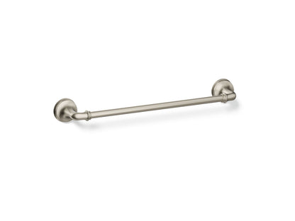 KOHLER K-27383 Bellera 18" towel bar, vibrant brushed nickel