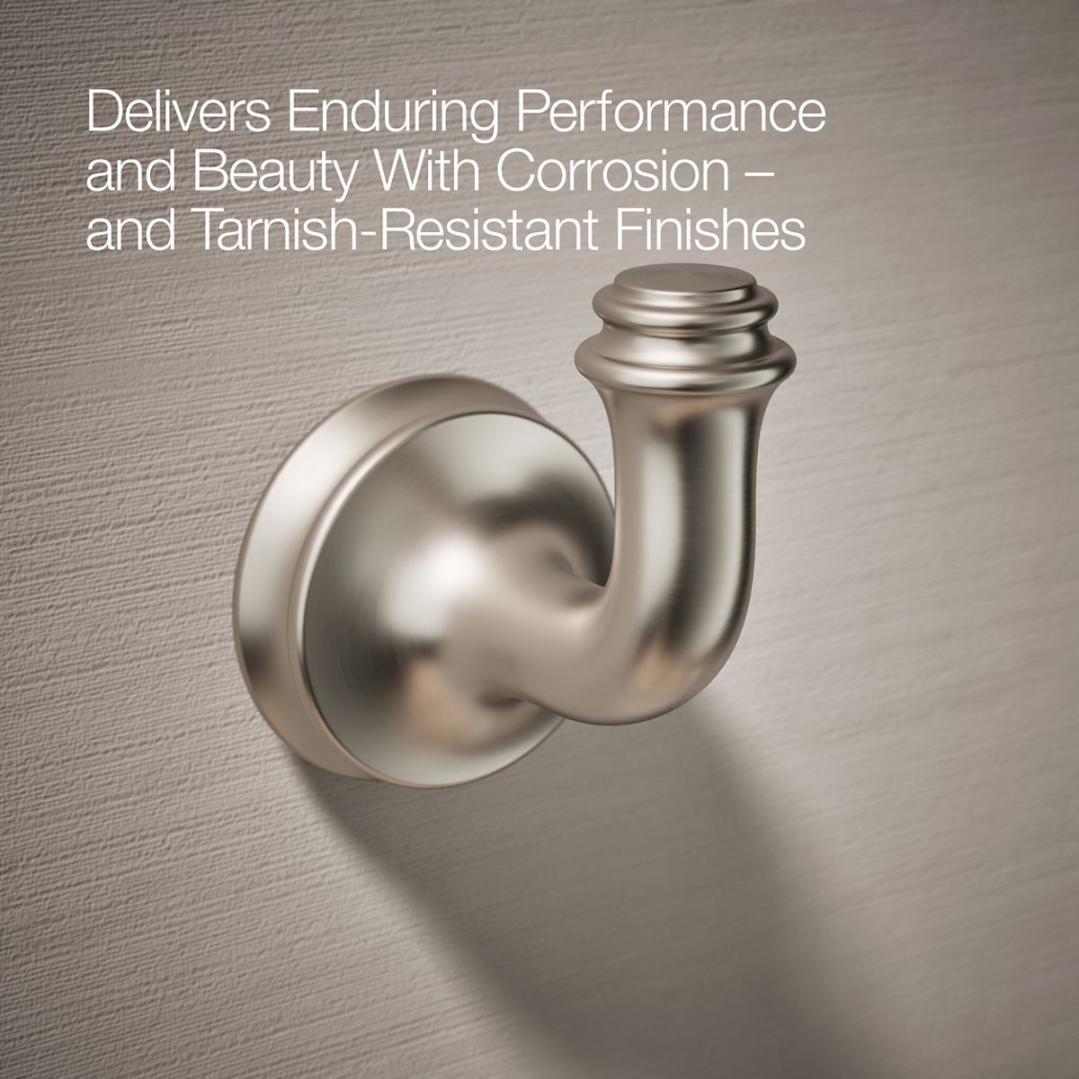 KOHLER K-27385 Bellera Robe hook, vibrant brushed nickel - view 5
