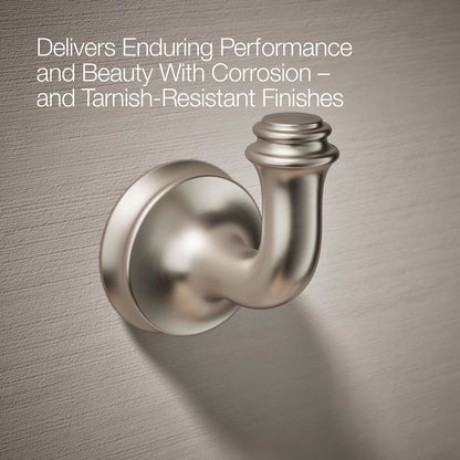 KOHLER K-27385 Bellera Robe hook, vibrant brushed nickel - view 5