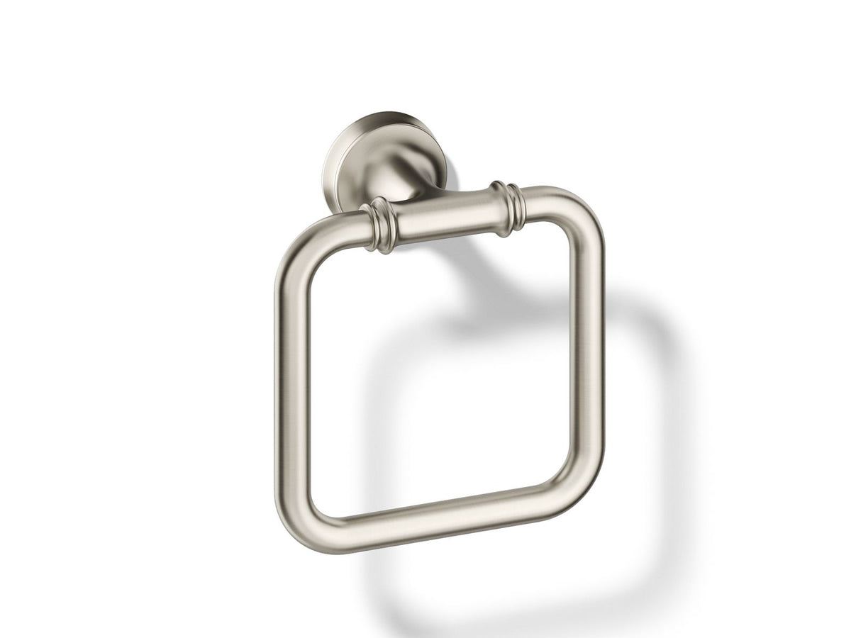 KOHLER K-27386 Bellera Towel ring, vibrant brushed nickel