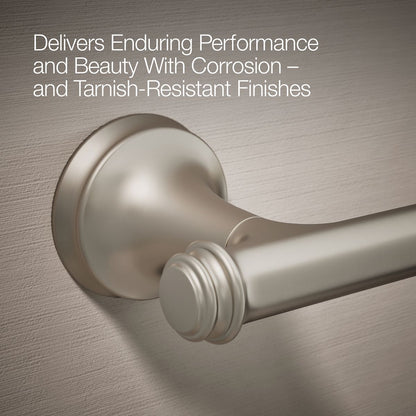 KOHLER K-27387 Bellera Pivoting toilet paper holder, vibrant brushed nickel - view 5
