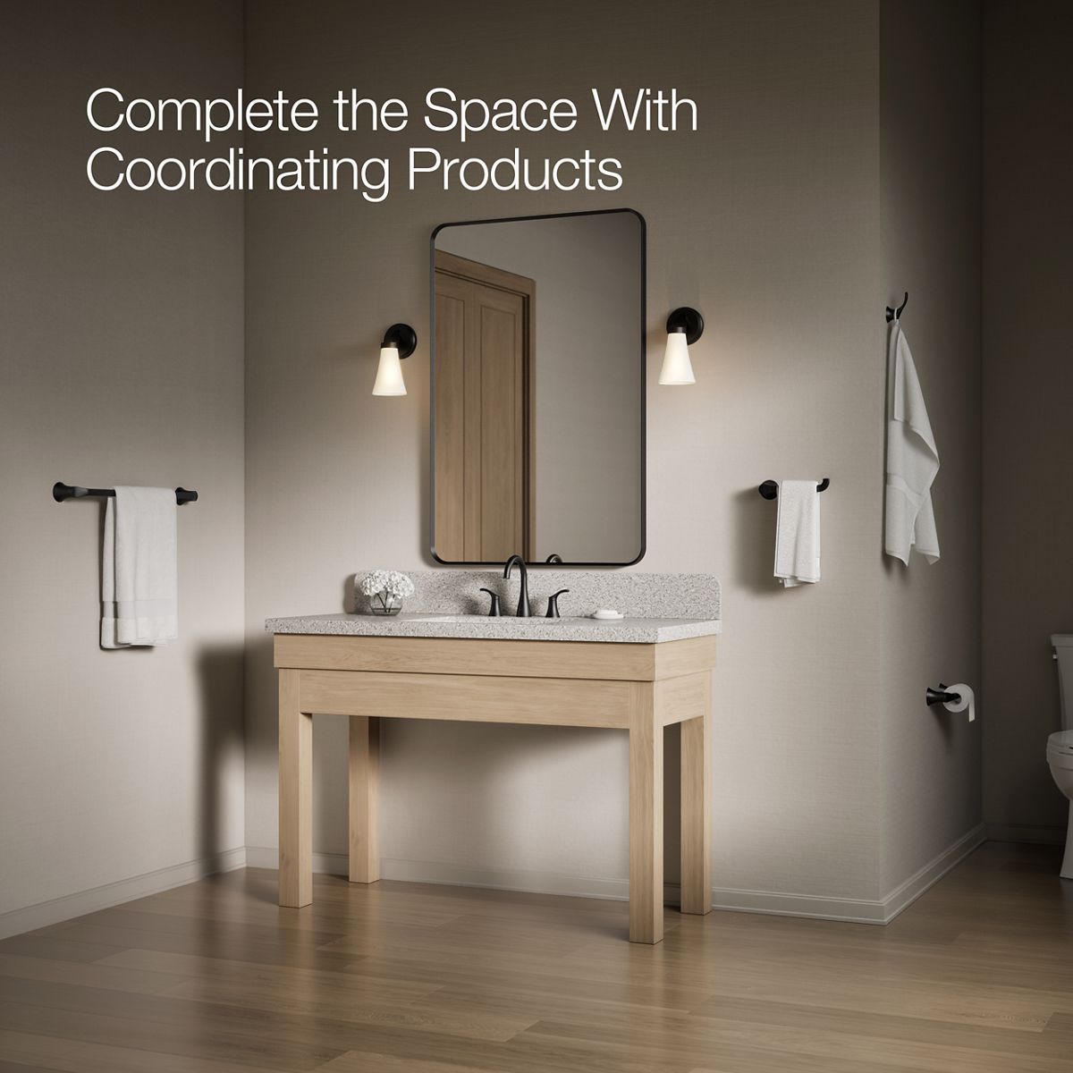 KOHLER K-27396 Simplice Towel arm, matte black - view 2
