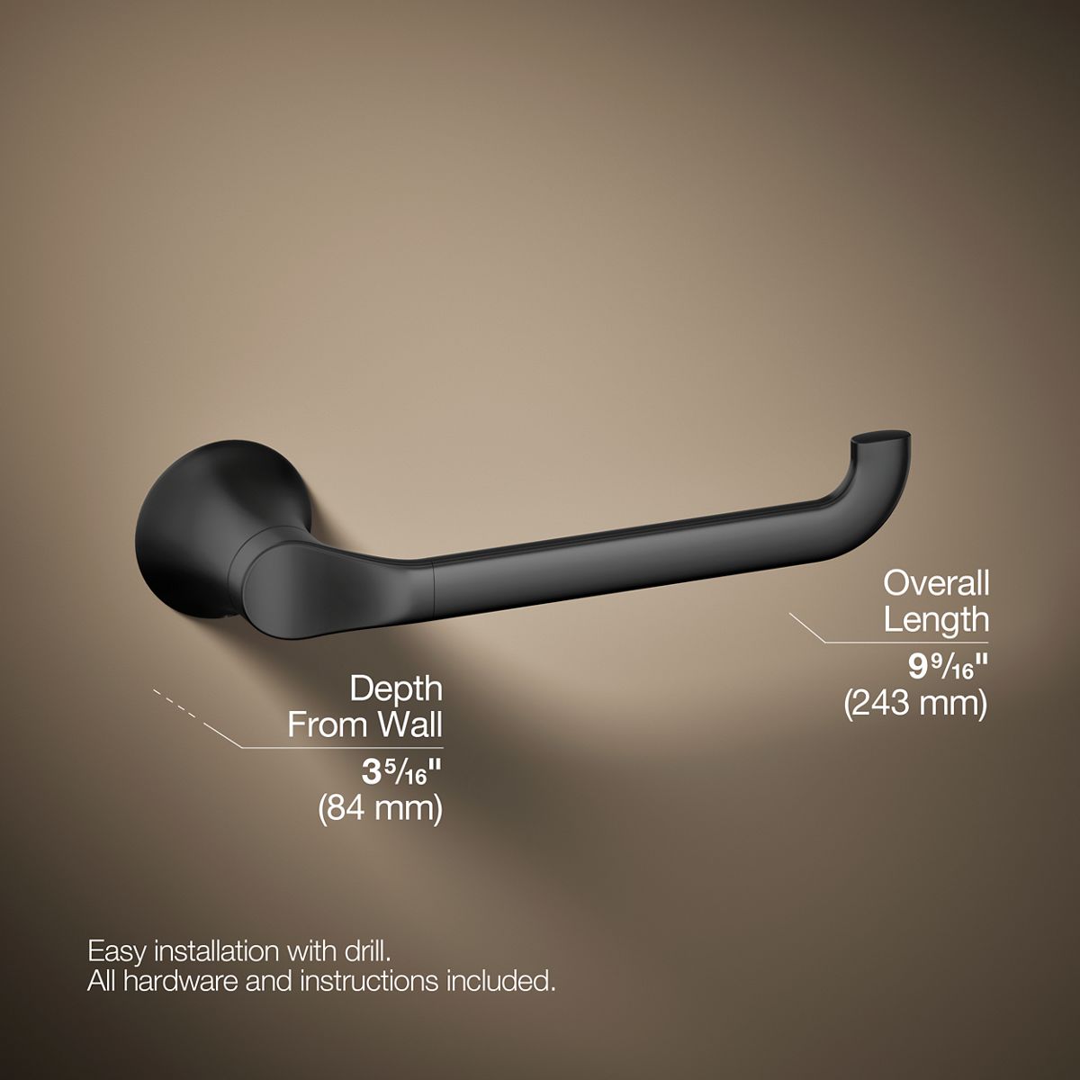 KOHLER K-27396 Simplice Towel arm