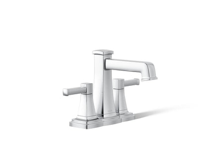 KOHLER K-27398-4K Riff Centerset bathroom sink faucet, 1.0 gpm