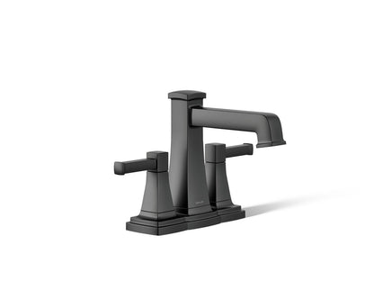 KOHLER K-27398-4N Riff Centerset bathroom sink faucet, 0.5 gpm