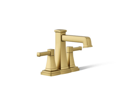 KOHLER K-27398-4N Riff Centerset bathroom sink faucet, 0.5 gpm