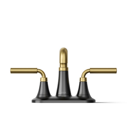 KOHLER K-27414-4N Tone Centerset bathroom sink faucet, 0.5 gpm