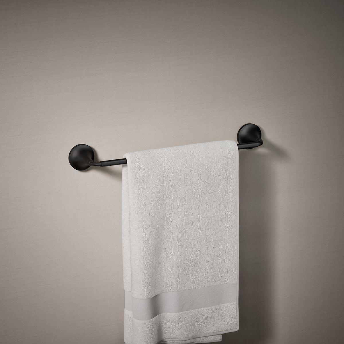 KOHLER K-27425 Tone 18" towel bar, matte black - view 4