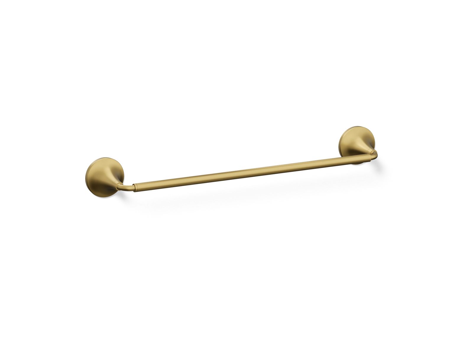 KOHLER K-27425 Tone 18" towel bar, vibrant brushed moderne brass