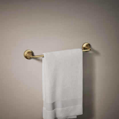 KOHLER K-27425 Tone 18" towel bar, vibrant brushed moderne brass - view 3