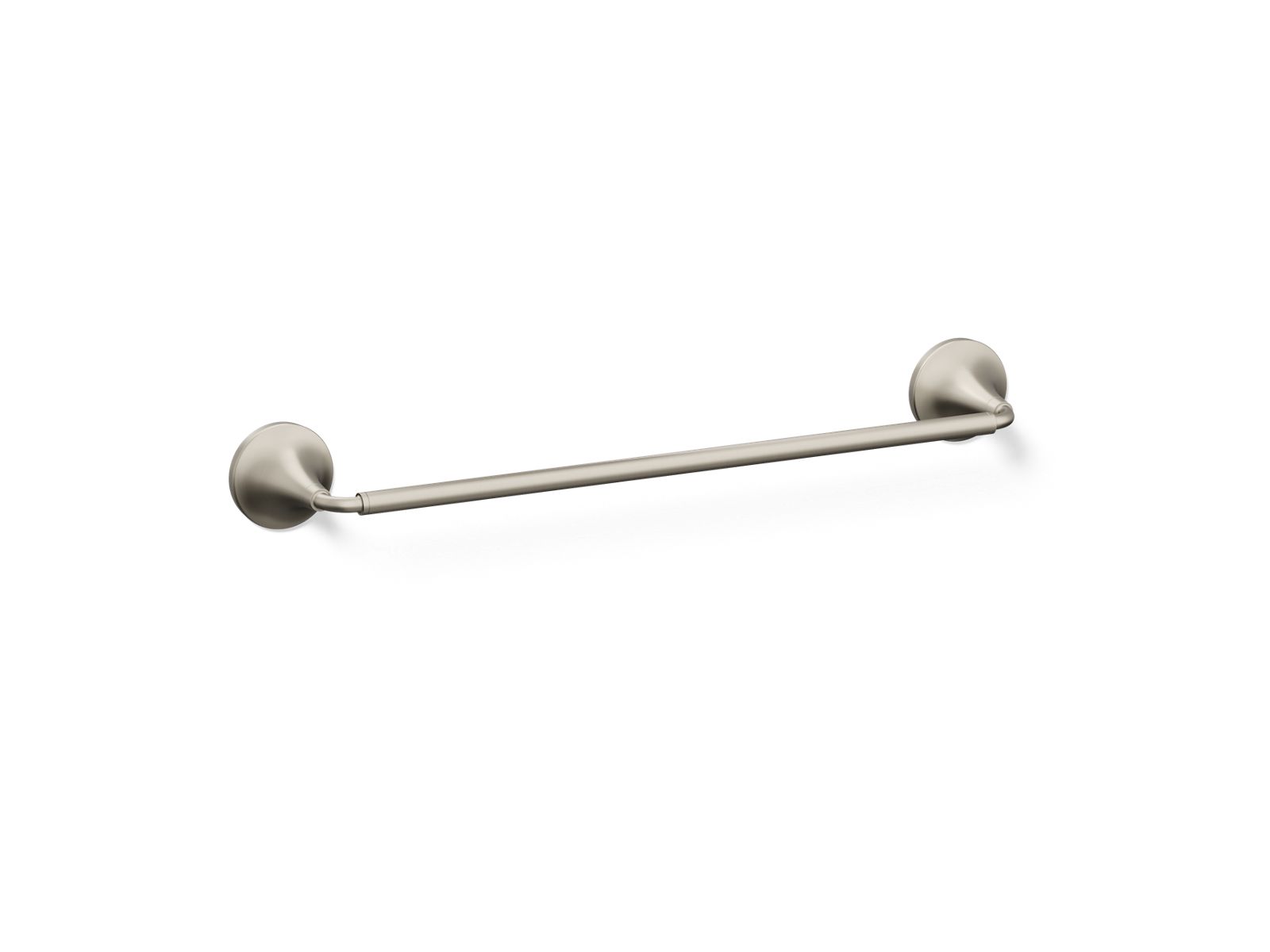 KOHLER K-27425 Tone 18" towel bar, vibrant brushed nickel