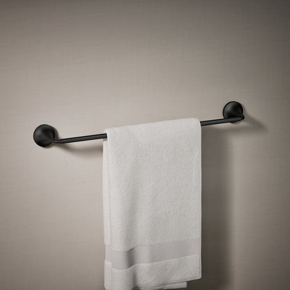 KOHLER K-27426 Tone 24" towel bar, matte black - view 3
