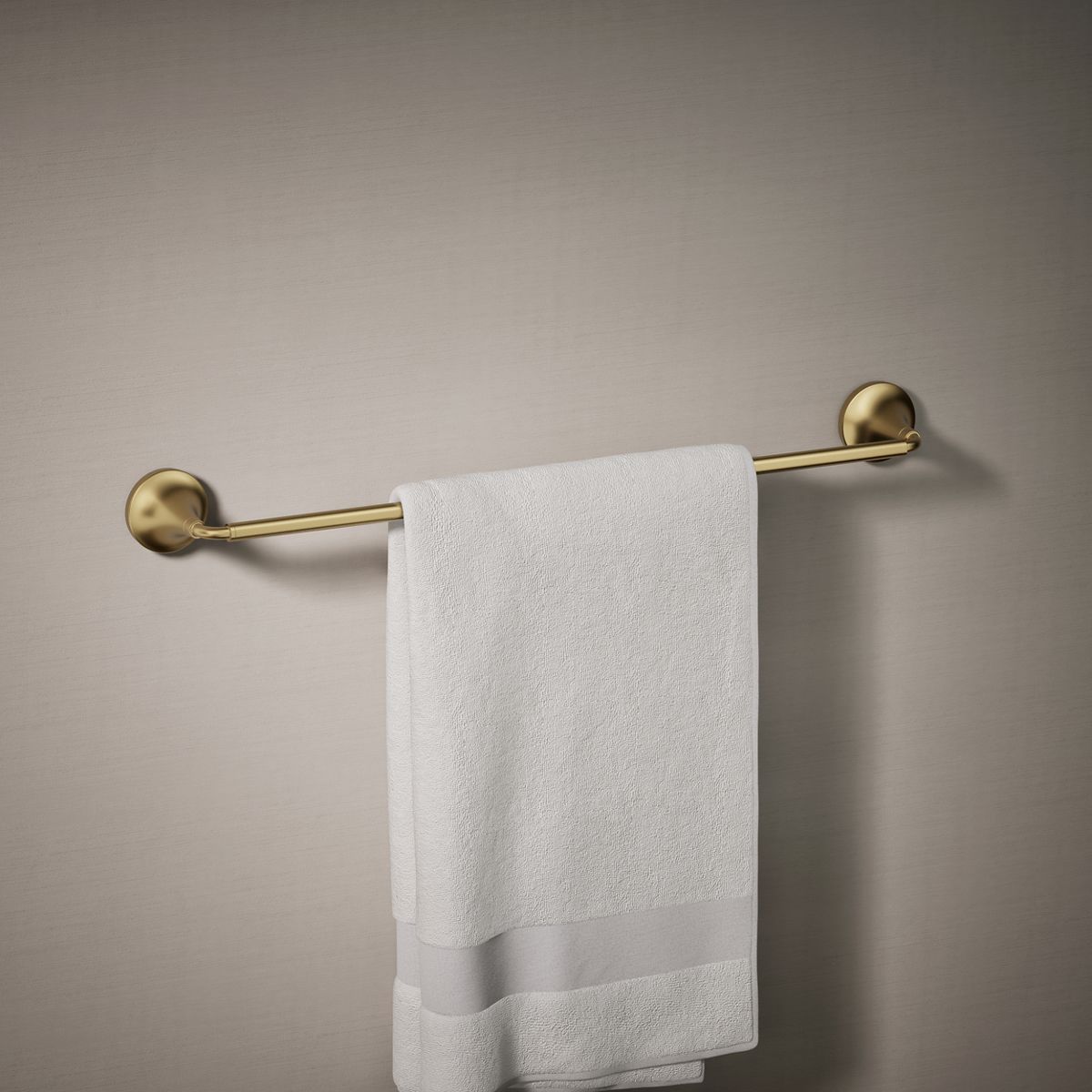 KOHLER K-27426 Tone 24" towel bar, vibrant brushed moderne brass - view 4