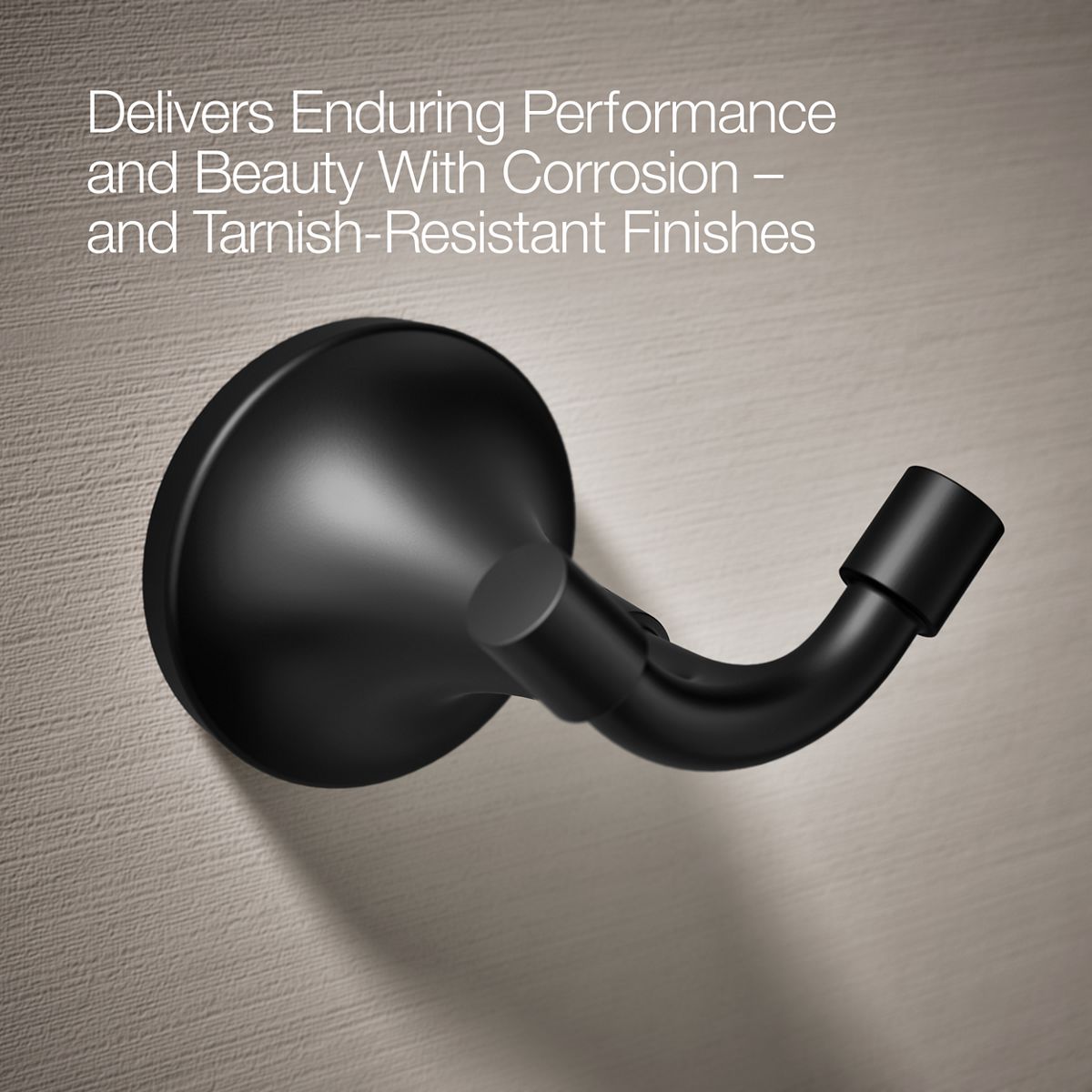 KOHLER K-27427 Tone Robe hook, matte black - view 4