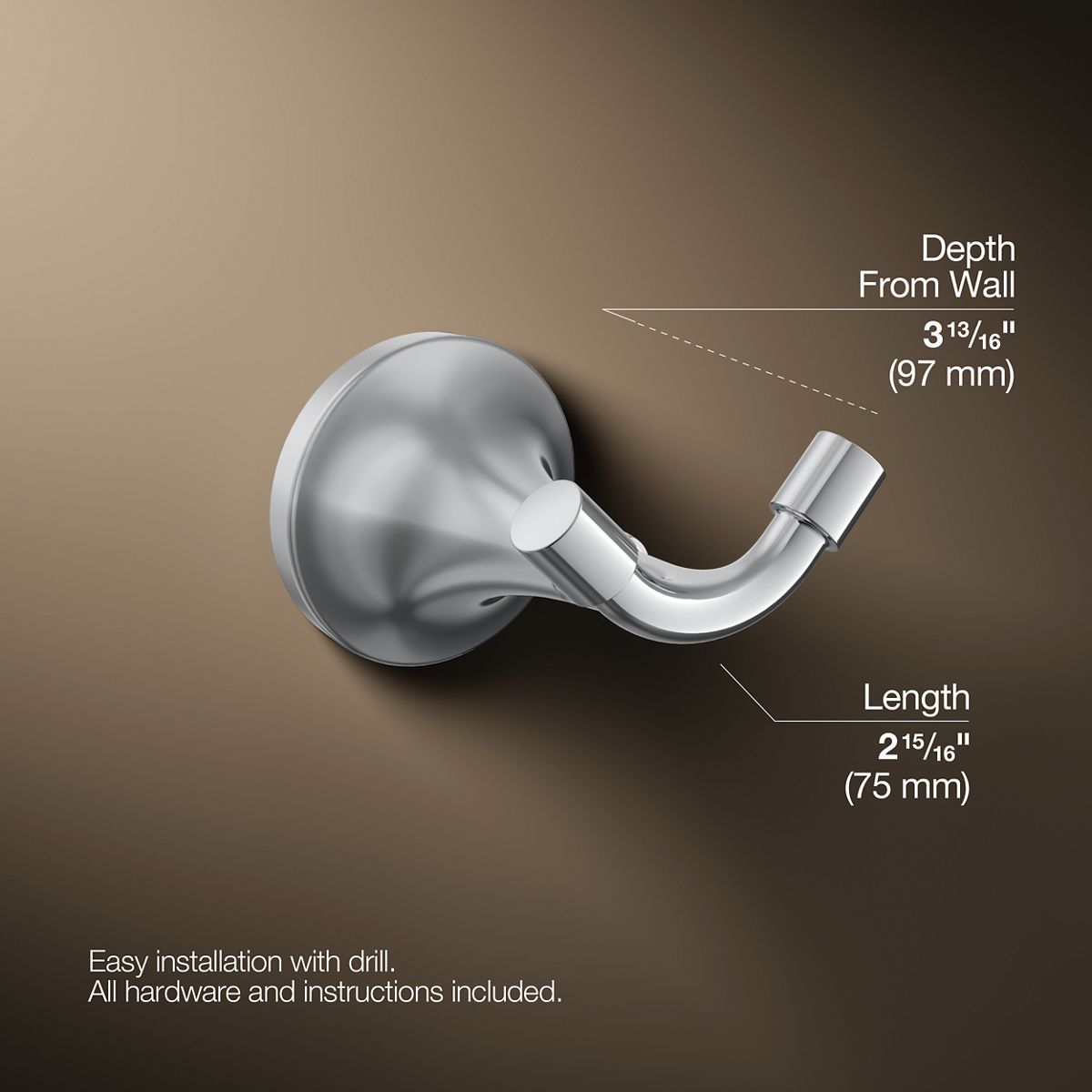 KOHLER K-27427 Tone Robe hook