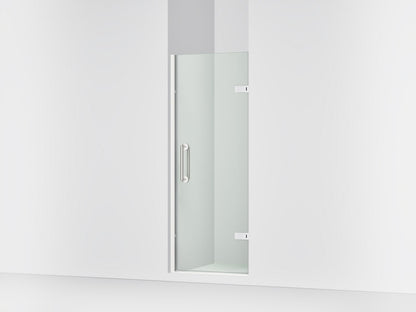 KOHLER K-27577-10L Components 27-5/8"??ç??28-3/8" W x 71-1/2" frameless pivot shower door with 3/8" Crystal Clear glass and back-to-back vertical door pulls