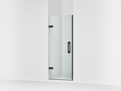 KOHLER K-27583-10L Components 29-5/8"??ç??30-3/8" W x 71-1/2" H frameless pivot shower door with 3/8" Crystal Clear glass and back-to-back vertical door pulls