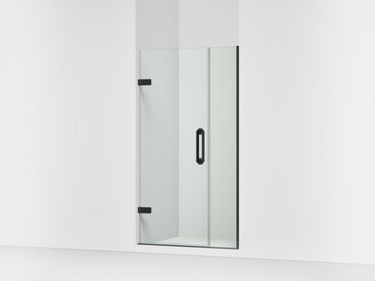KOHLER K-27589-10L Components 33-5/8"??ç??34-3/8" W x 71-1/2" H frameless pivot shower door with 3/8" Crystal Clear glass and back-to-back vertical door pulls