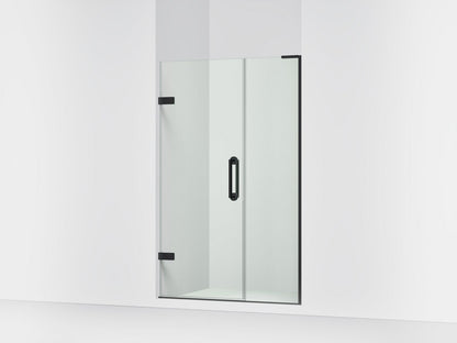 KOHLER K-27605-10L Components 45-1/4"??ç??46" W x 71-1/2" H frameless pivot shower door with 3/8" Crystal Clear glass and back-to-back vertical door pulls