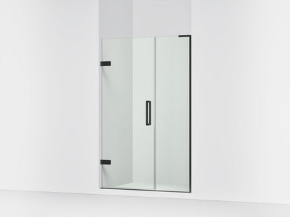 KOHLER K-27606-10L Composed 46??ç??46-3/4" W x 71-1/2" H frameless pivot shower door with 3/8" Crystal Clear glass and back-to-back vertical door pulls