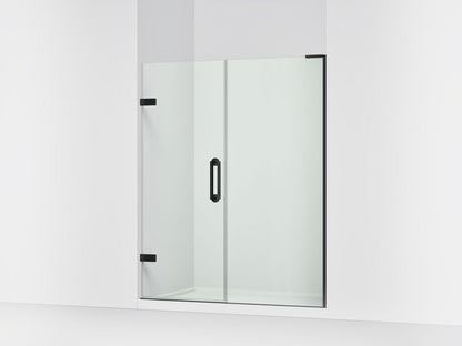 KOHLER K-27619-10L Components 58"??ç??58-3/4" W x 71-1/2" H frameless pivot shower door with 3/8" Crystal Clear glass and back-to-back vertical door pulls