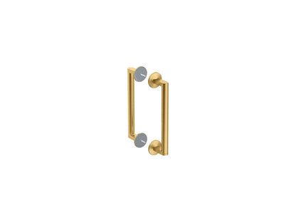 KOHLER K-27679 Components 11" Shower Door Handle, Vibrant Brushed Moderne Brass - 3/4 view of product