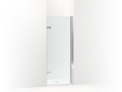 KOHLER K-27707-10L Composed 3/8" pivot door glass and hardware, no handle, bright polished silver