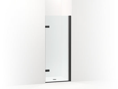 KOHLER K-27707-10L Composed 3/8" pivot door glass and hardware, no handle, matte black