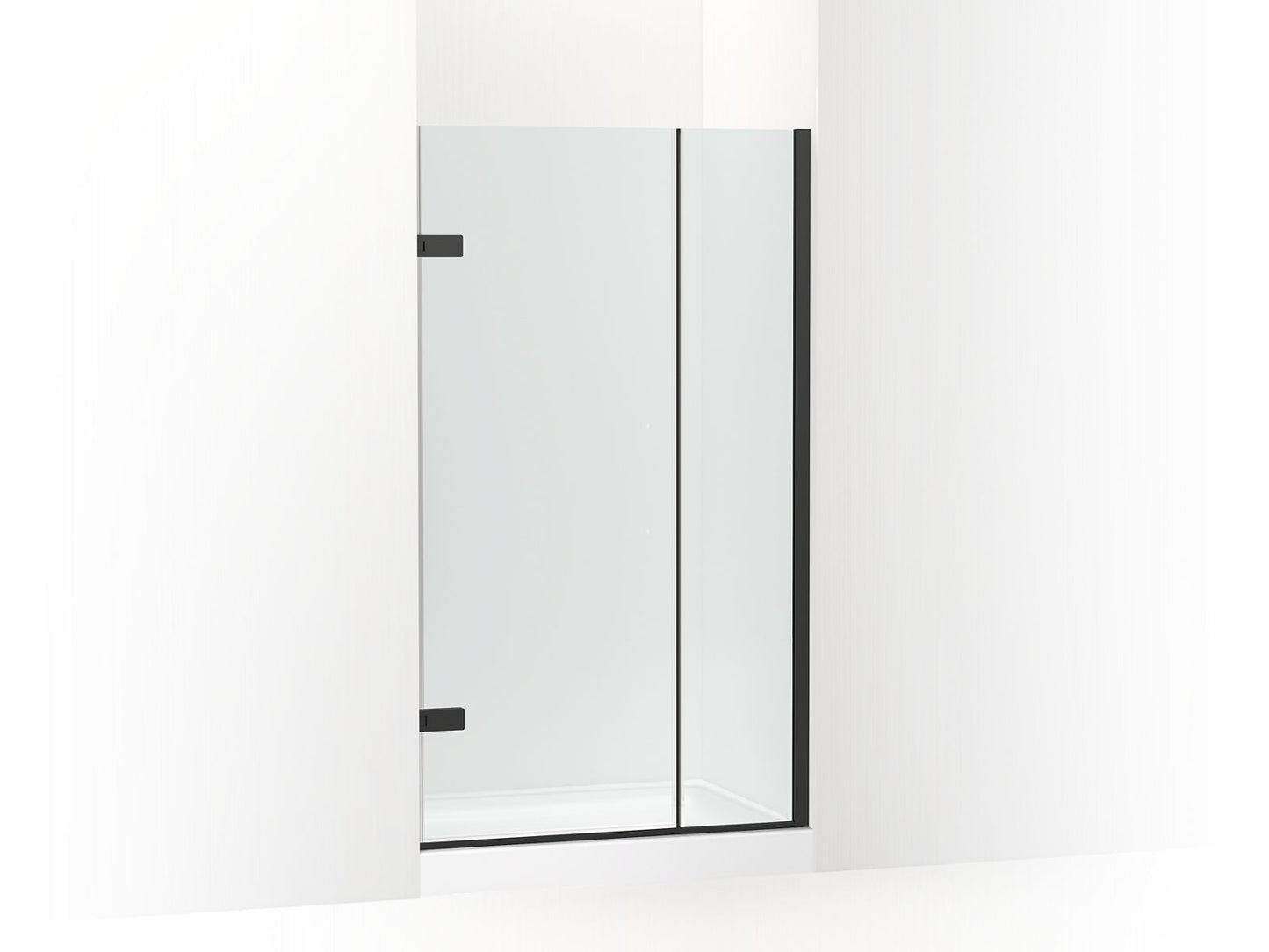 KOHLER K-27710-10L Composed 3/8" pivot door glass and hardware, no handle