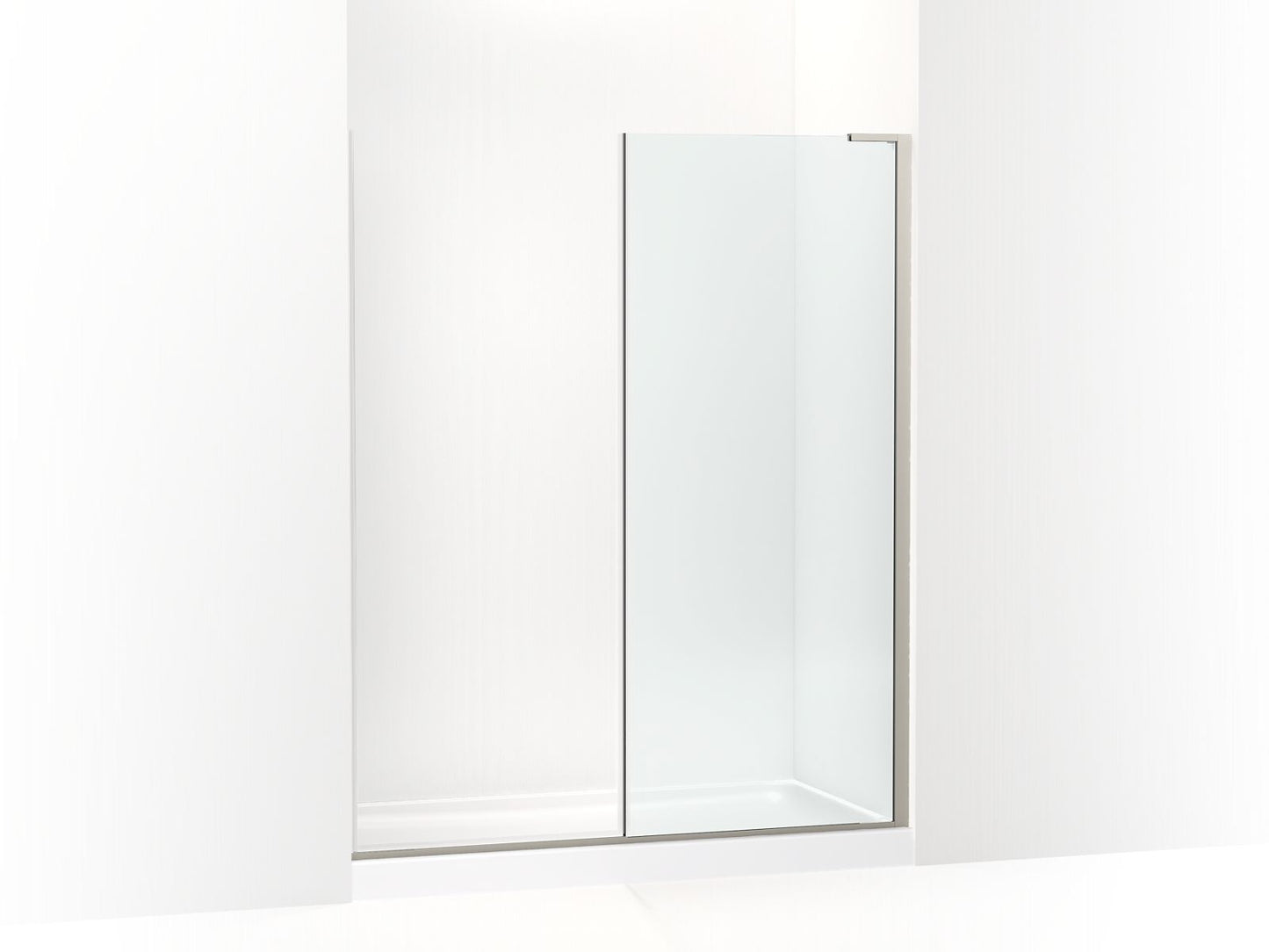 KOHLER K-27716-10L Composed 3/8" fixed panel glass and hardware