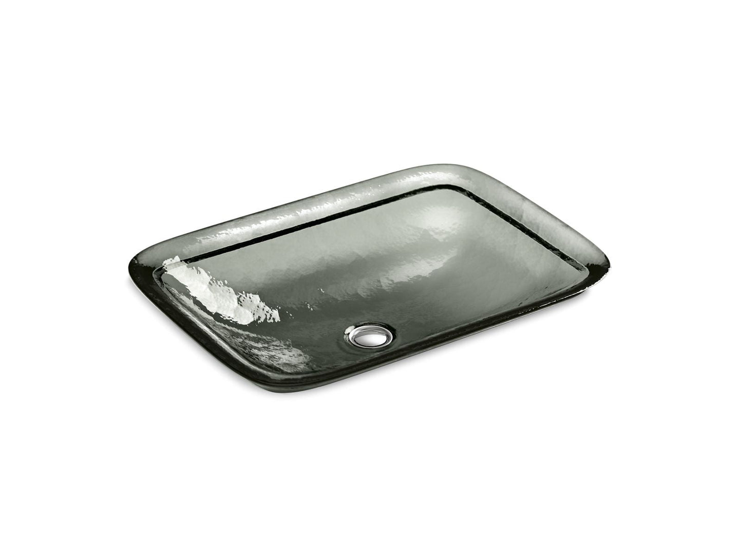KOHLER K-2773 Inia 20-3/4" rectangular drop-in bathroom sink, no overflow