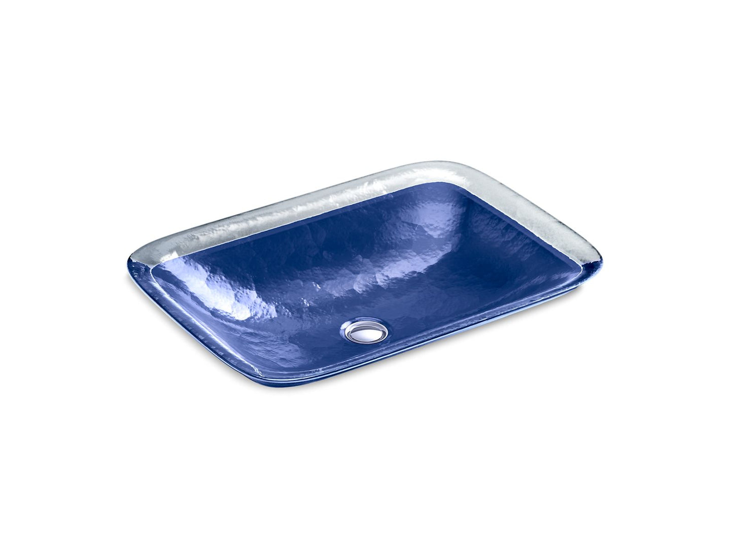 KOHLER K-2773-G6 Inia 20-3/4" round drop-in bathroom sink, no overflow