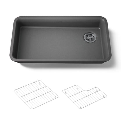 KOHLER K-27785 Cairn 33" undermount single-bowl kitchen sink