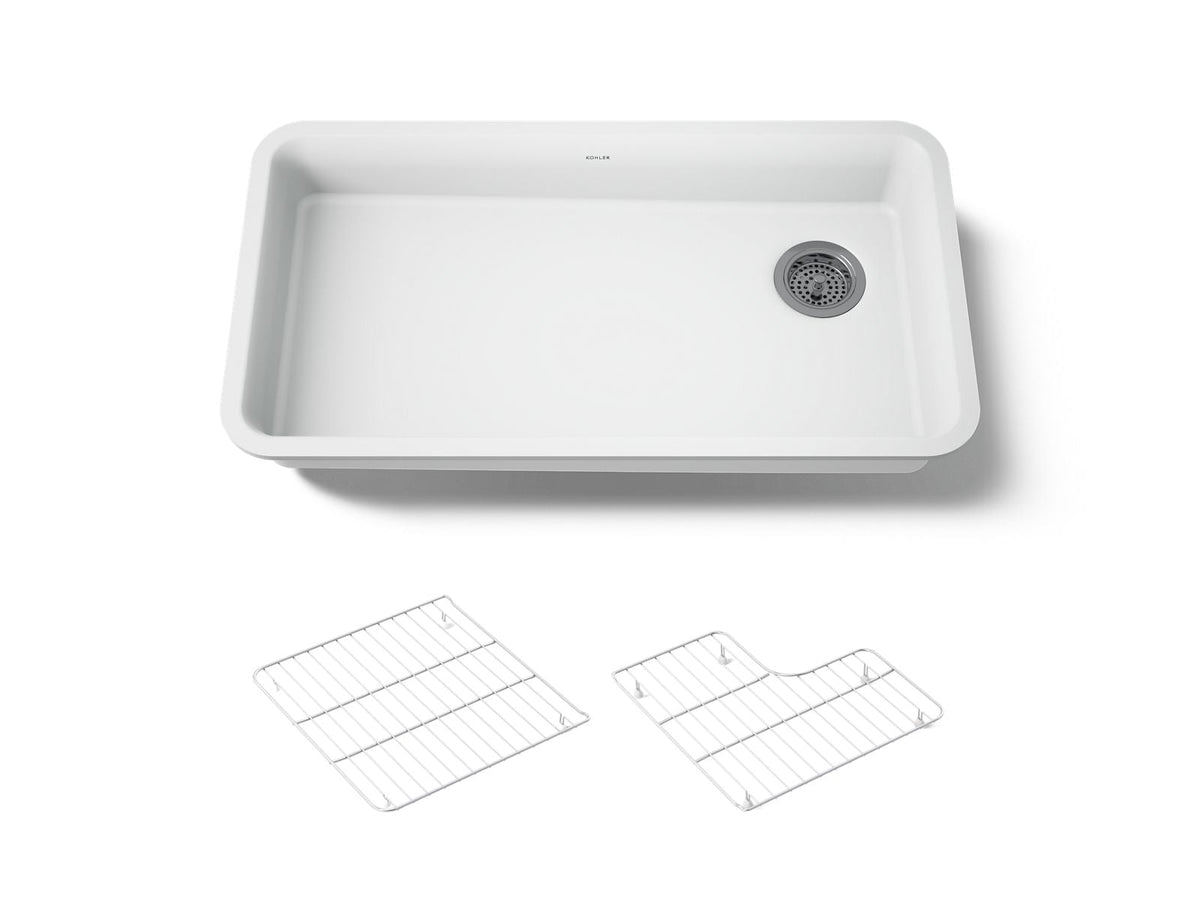 KOHLER K-27785 Cairn 33" undermount single-bowl kitchen sink