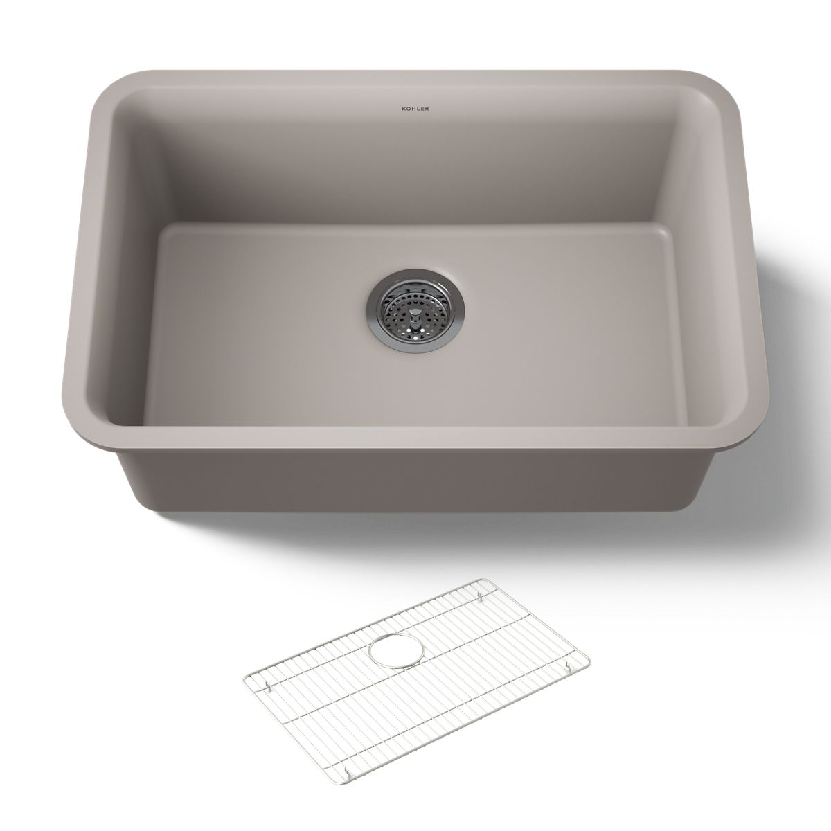 KOHLER K-28000 Cairn 27-1/2" undermount single-bowl kitchen sink