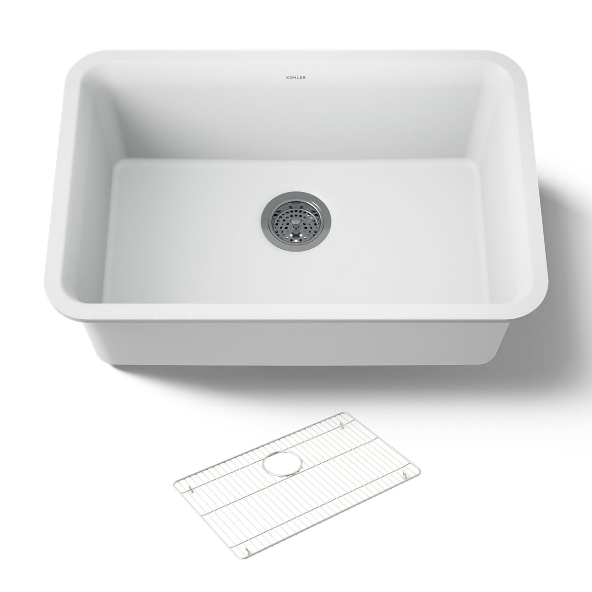 KOHLER K-28000 Cairn 27-1/2" undermount single-bowl kitchen sink