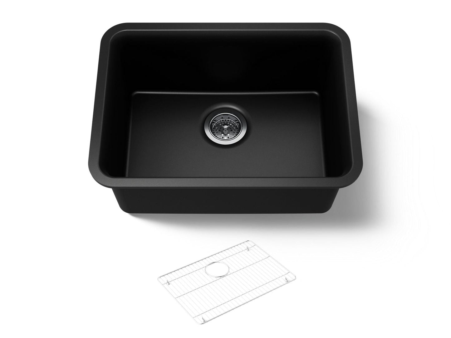 KOHLER K-28001 Cairn 24-1/2" undermount single-bowl kitchen sink