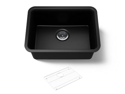 KOHLER K-28001 Cairn 24-1/2" undermount single-bowl kitchen sink