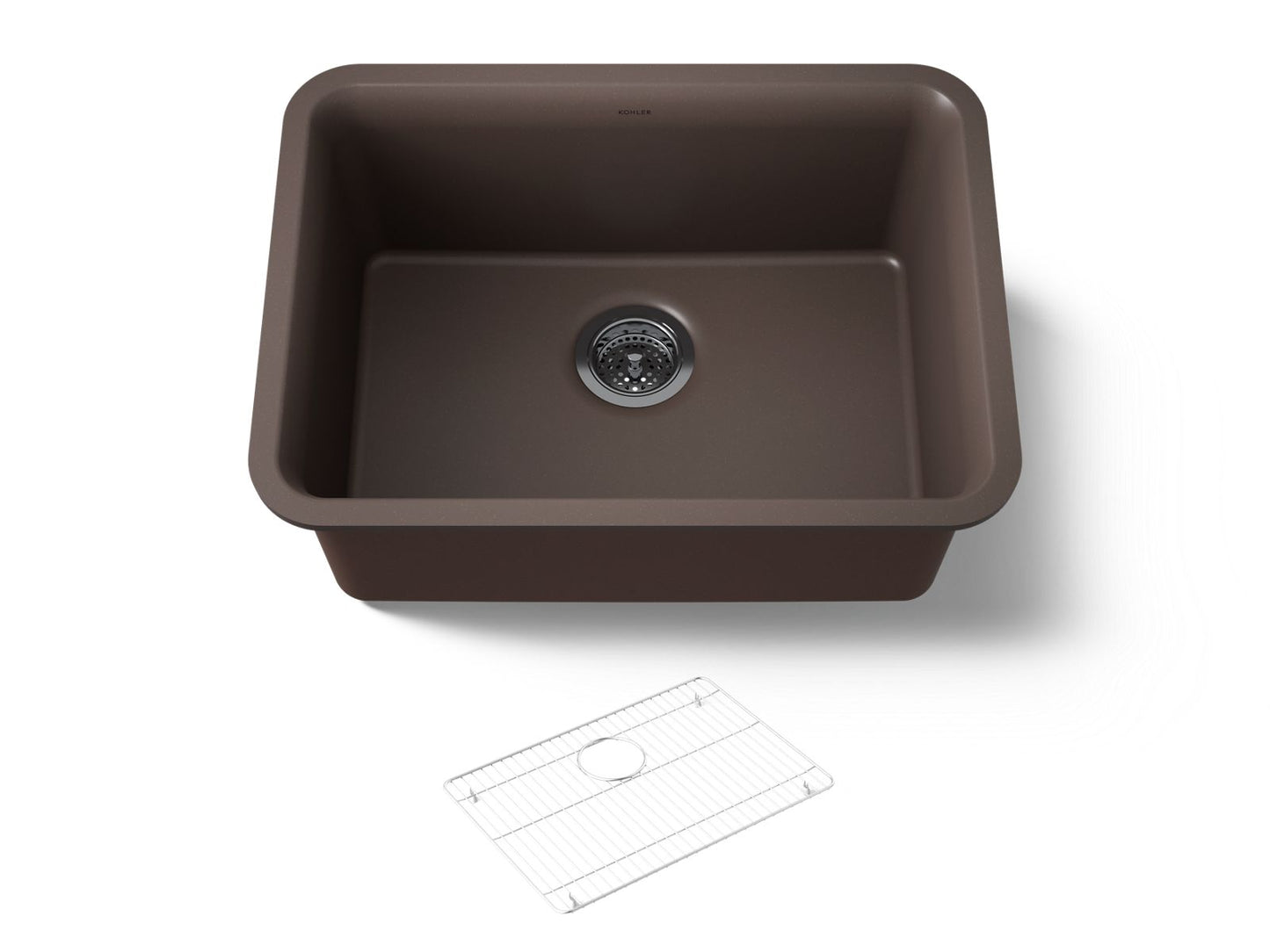 KOHLER K-28001 Cairn 24-1/2" undermount single-bowl kitchen sink