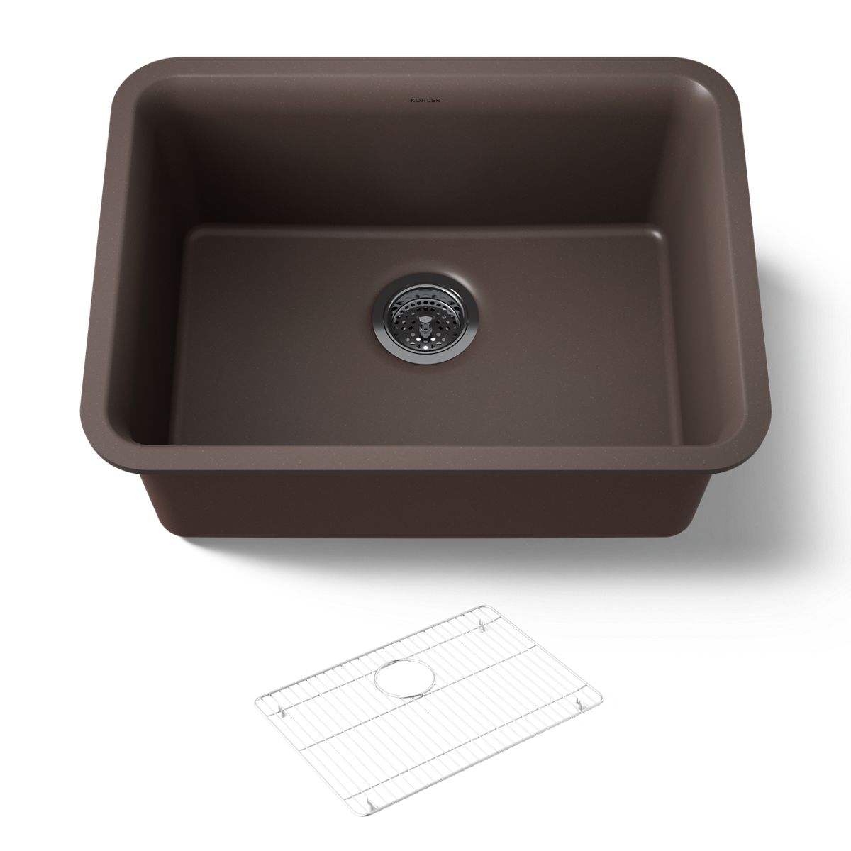 KOHLER K-28001 Cairn 24-1/2" undermount single-bowl kitchen sink