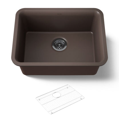 KOHLER K-28001 Cairn 24-1/2" undermount single-bowl kitchen sink