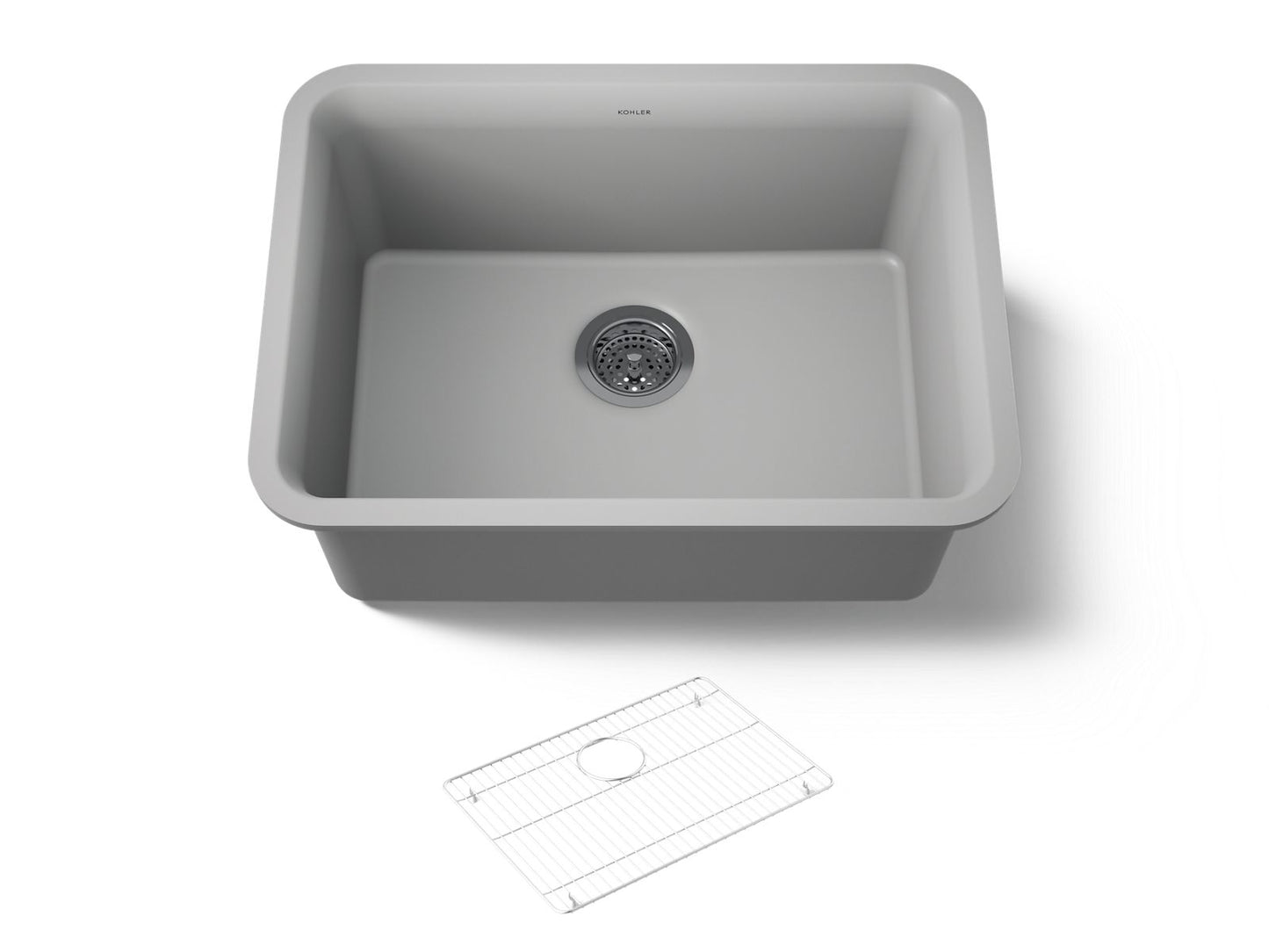 KOHLER K-28001 Cairn 24-1/2" undermount single-bowl kitchen sink