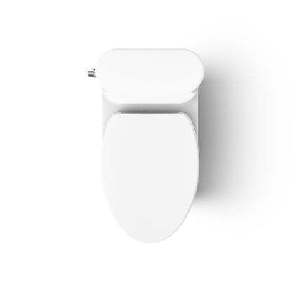 KOHLER Spacity™ One-piece compact elongated toilet with skirted trapway, 1.28 gpf