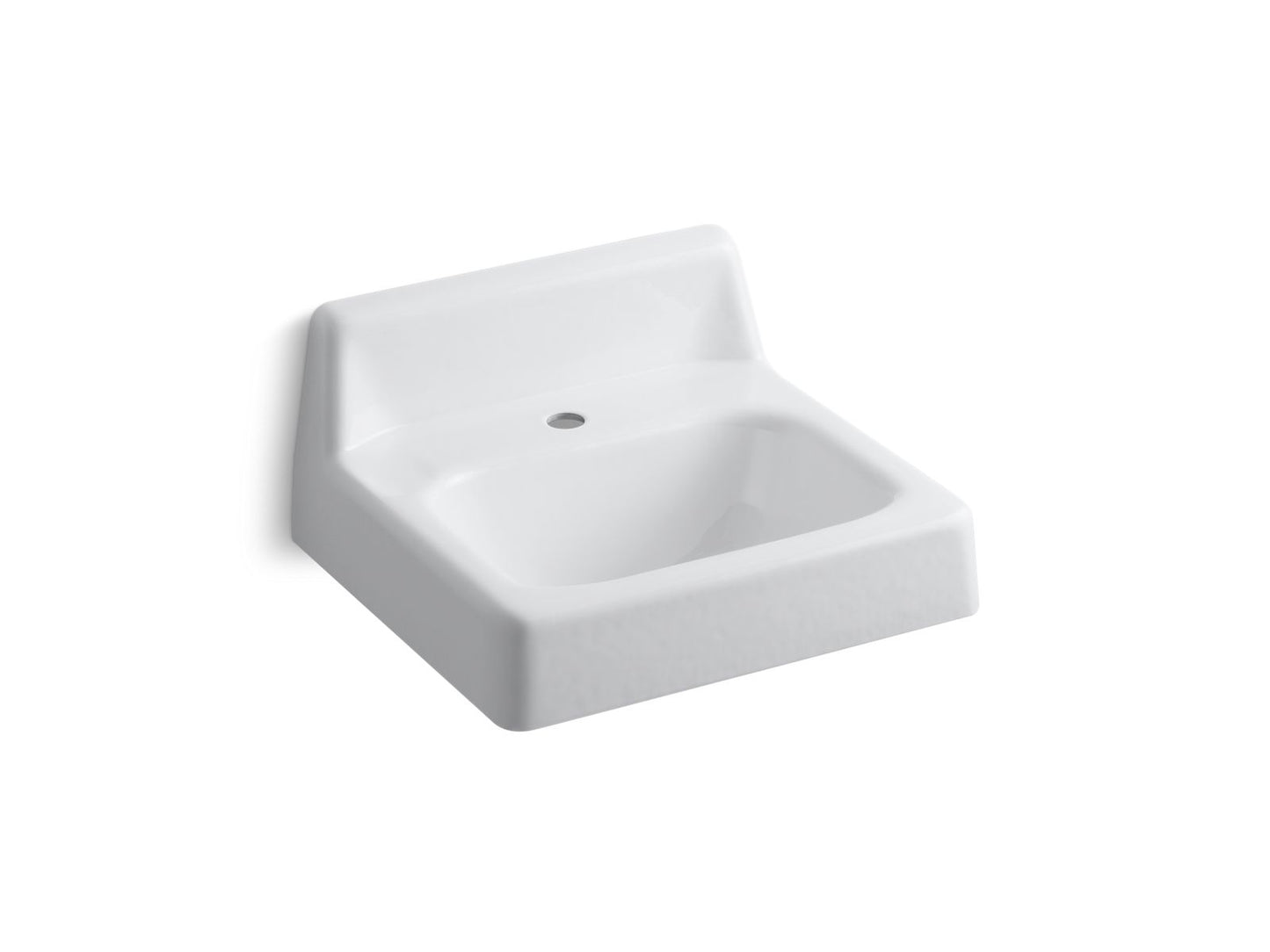 KOHLER K-2805 Hudson 19" rectangular wall-mount bathroom sink