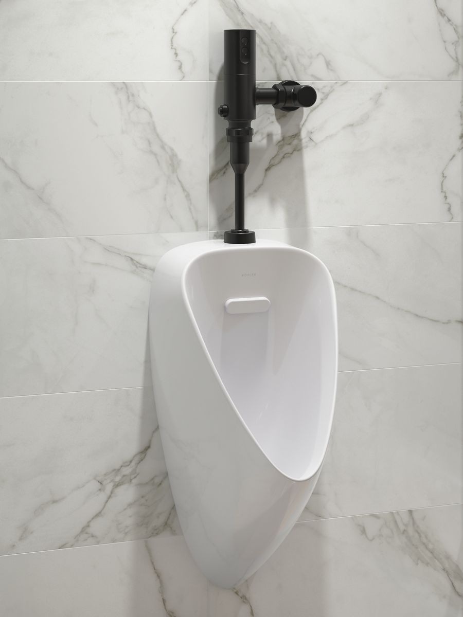 KOHLER K-28079-ET Tend Washout Half-stall 0.125 GPF Urinal, Top Spud